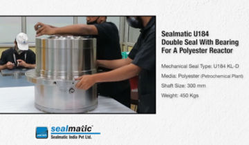  Sealmatic U184 Double Seal With Bearing For A Polyester Reactor